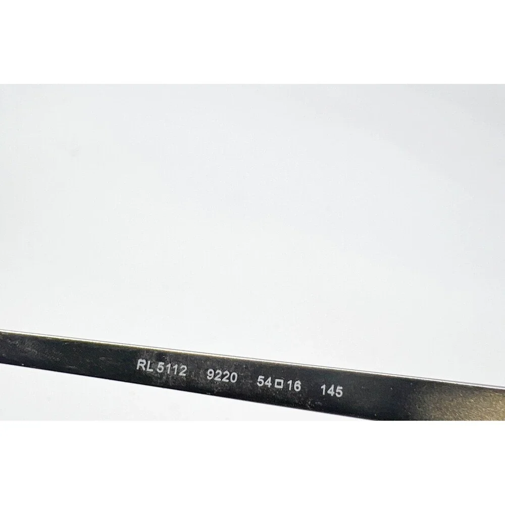Ralph Lauren Eyeglass Frames Mens Silver RL 5112 9220 Square Aviator 54-16-145
